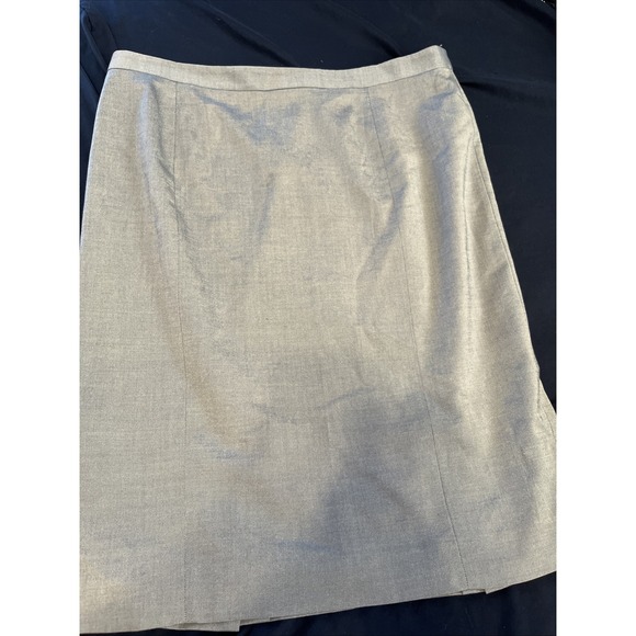 ANTONIO MELANI Dresses & Skirts - Antonio Melani Blue Viscose Wool Blend Pencil Skirt Lined Zipper Career Sz8